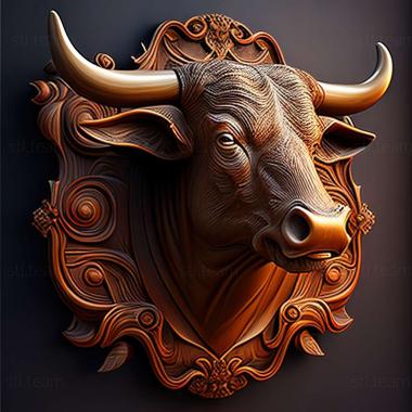 3D model Bull (STL)